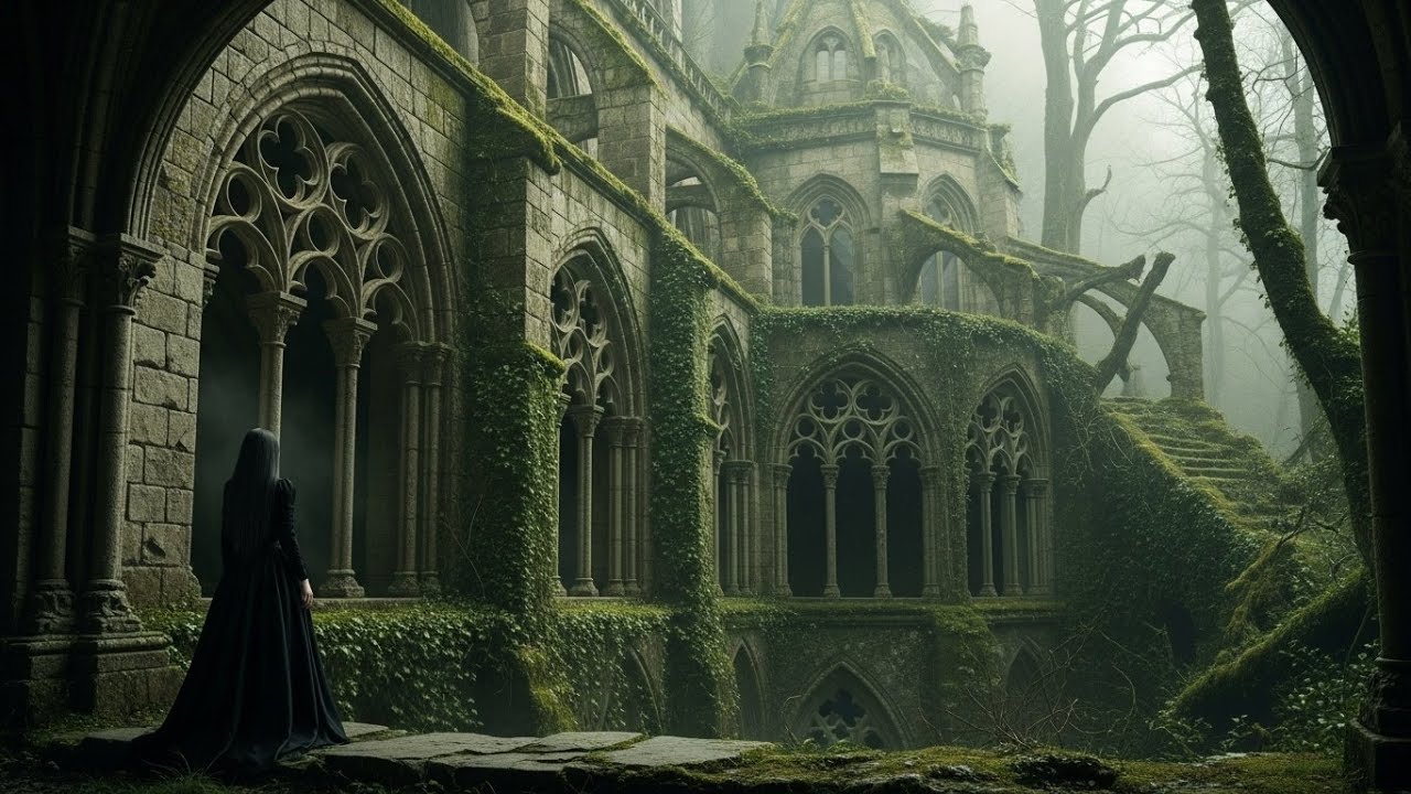 Forest Monastery Stillness - Gothic Medieval Ambient With Rain (LIVE)