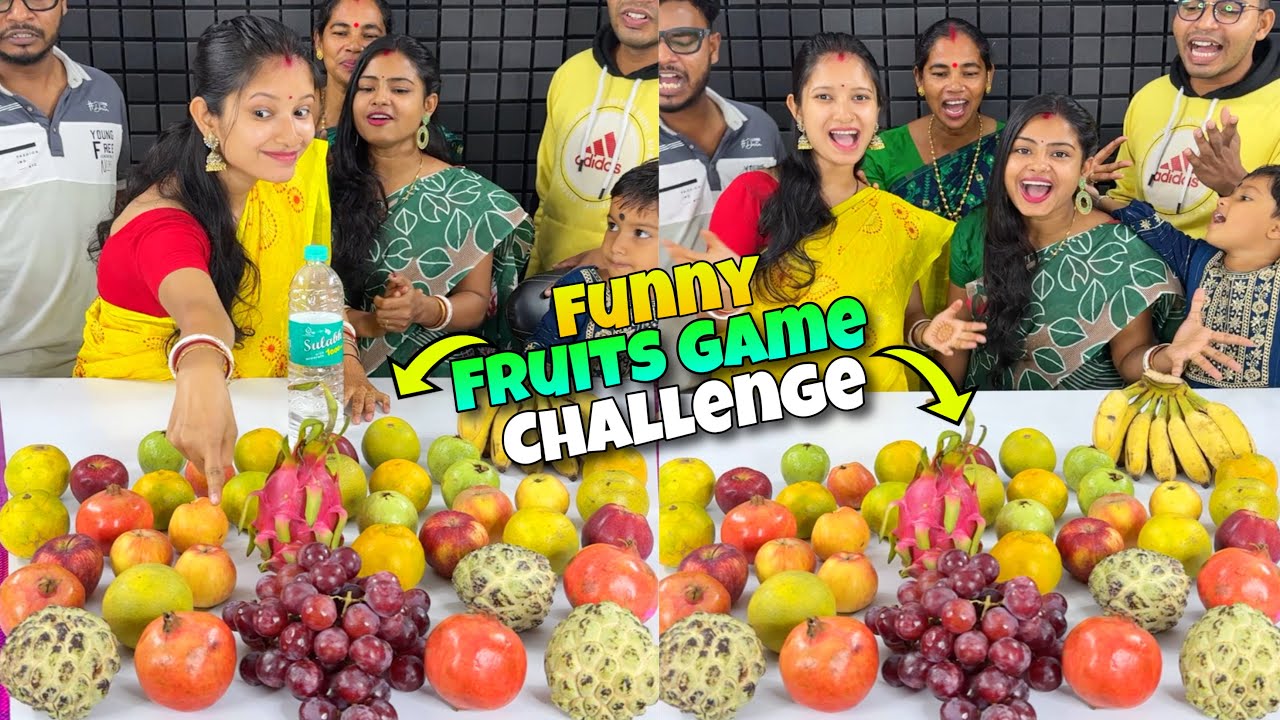 Unlimited Fruits Game Funny Challenge With Family