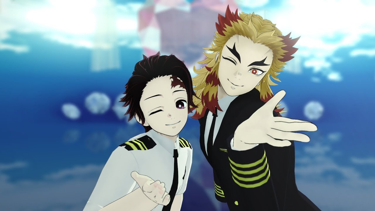 【鬼滅のMMD】愛包ダンスホール【煉獄機長・竈門副操縦士】