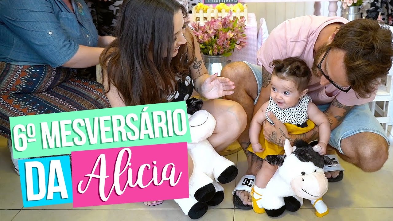 6º MESVERSÁRIO DA ALICIA