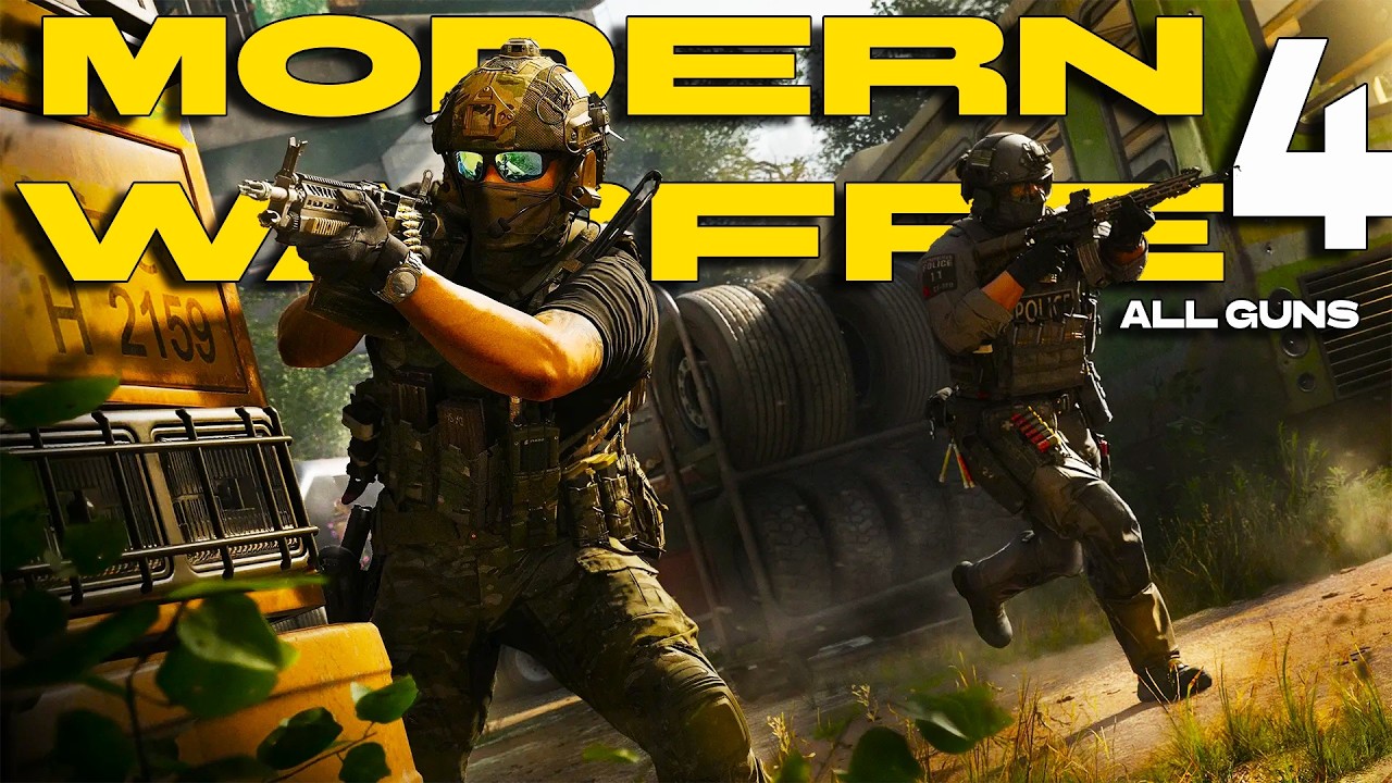All of Modern Warfare 4's Weapons So far! (MW4 Reveal trailer Breakdown)