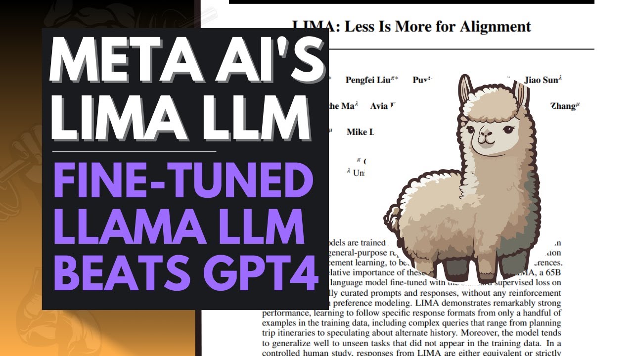 LIMA: El nuevo LLaMa LLM de Meta Ai, perfeccionado, es tan bueno como el GPT-4