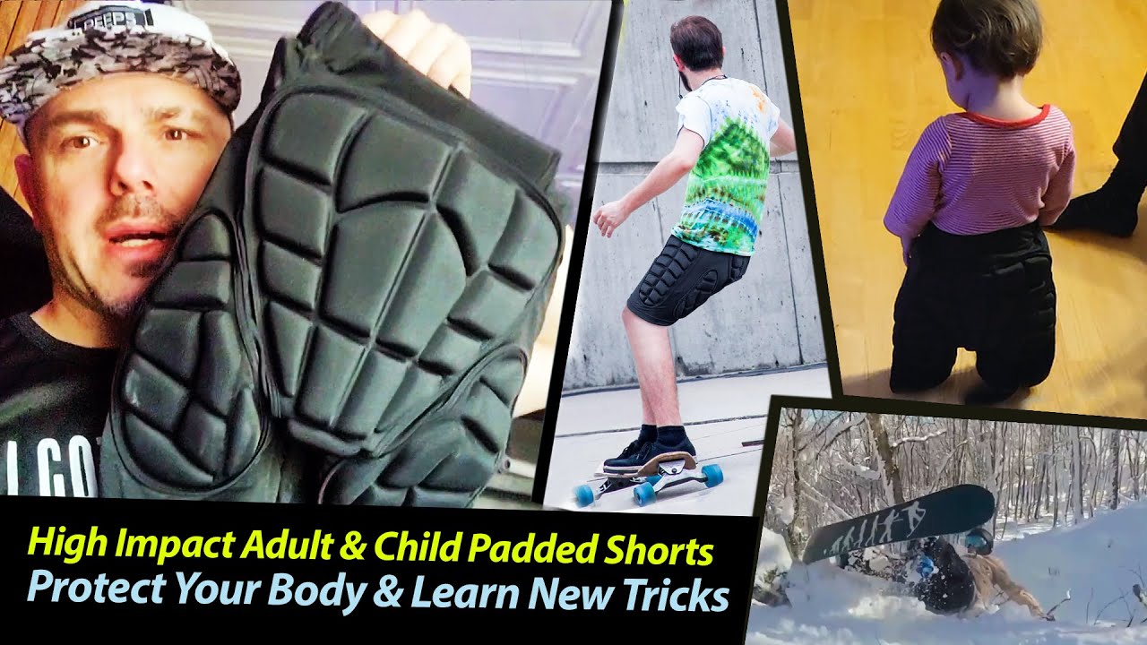 Kids & Women Skateboard Butt Pads - Cienfy 3D Hip Protection Butt Protection Pads for Ski Snowboard