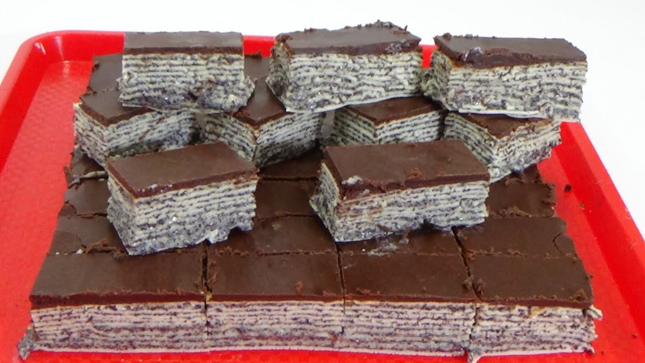 RECEPT NEDELJE NA NETU-ROZEN SA MAKOM I PUDINGOM/Najeftiniji i najbrži kolač!!