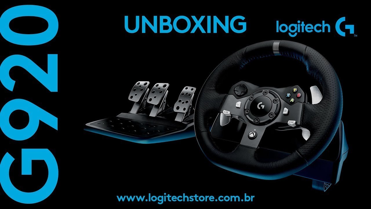 Unboxing Volante Logitech G920 | Abrindo, instalando e testando |