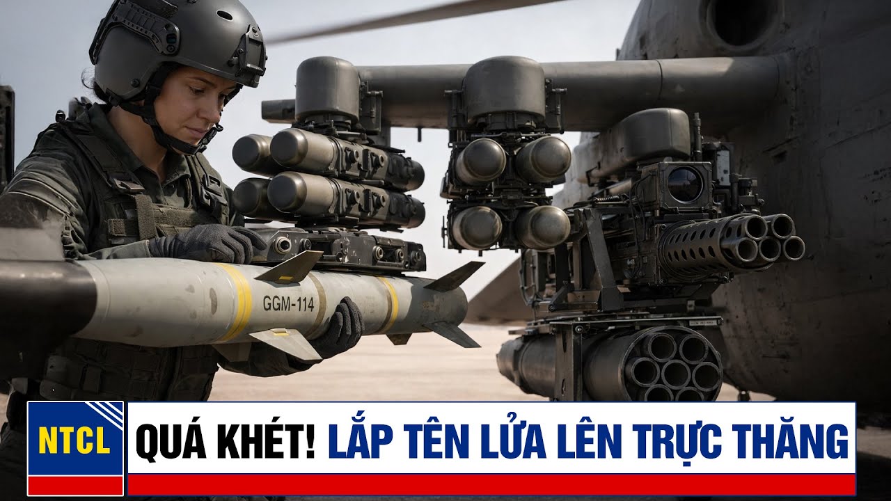 Quân Đội Hoa Kỳ Lắp Hàng Ngàn Tên Lửa AGM-114 Lên Trực Thăng AH-64 Apache Bằng Cách Quá Đẳng Cấp!