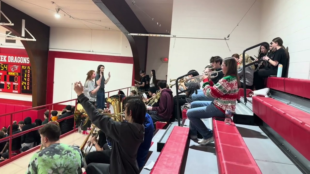 12/13/24 Swartz Creek Dragons Pep Band - Home Varsity Basketball