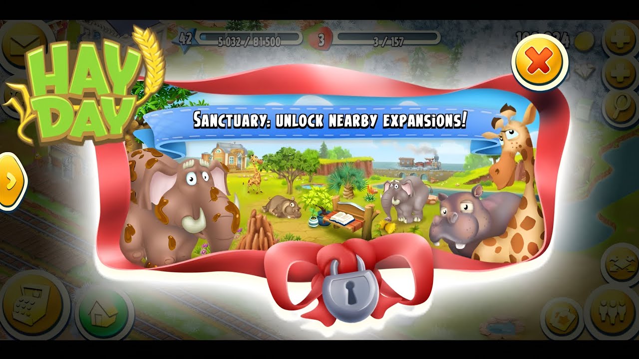 Как открыть заповедник в Hay Day (урок)
