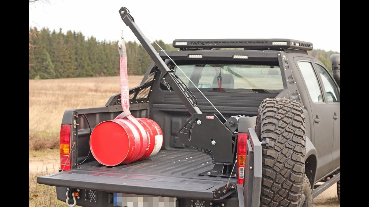 Dźwig pick-up / Pick-up truck crane - MorE 4x4