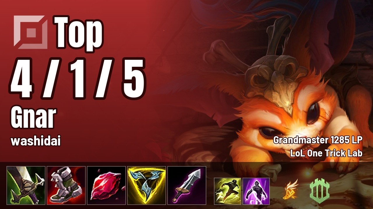 washidai's Gnar makes Fiora look lost | GM Top