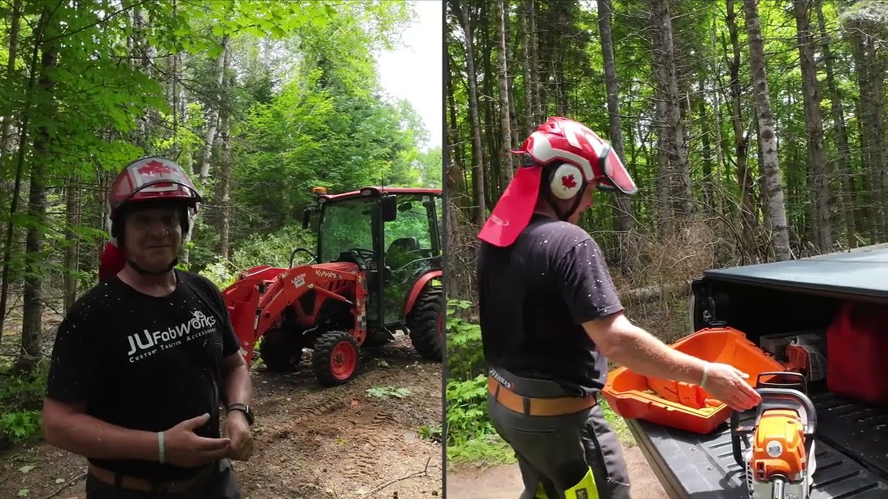 813 I Should Have Kept My Mouth Shut. Kubota LX2610 Tractor.  STIHL MS261 Chainsaw.    4K