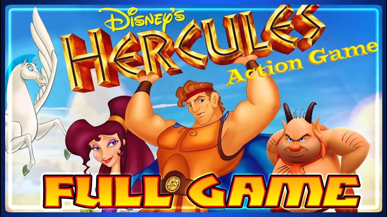 Disney's Hercules FULL GAME 100% Longplay (PS1)