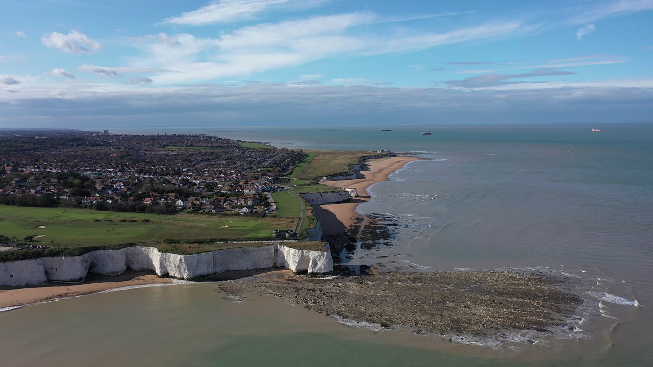 Kingsgate Bay Beach Broadstairs Autumn 2020
