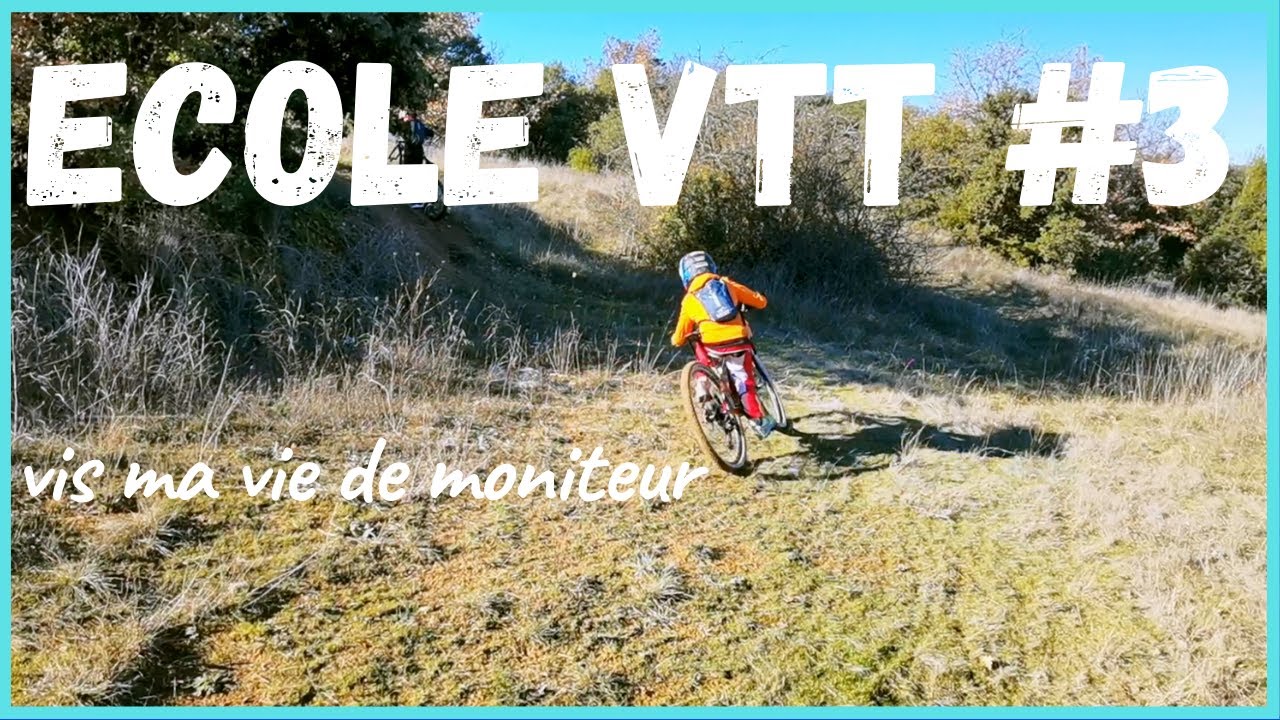Ecole vtt#3:ces minots vont vous apprendre des choses!Vis ma vie de moniteur au vtt Luberon