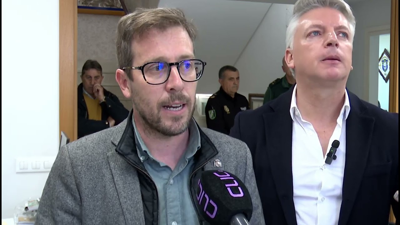 Junta Local de Seguridad con el subdelegado del Gobierno Francisco Toscano