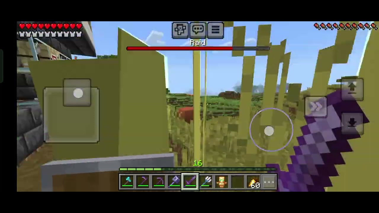 Minecraft Survival raid 2