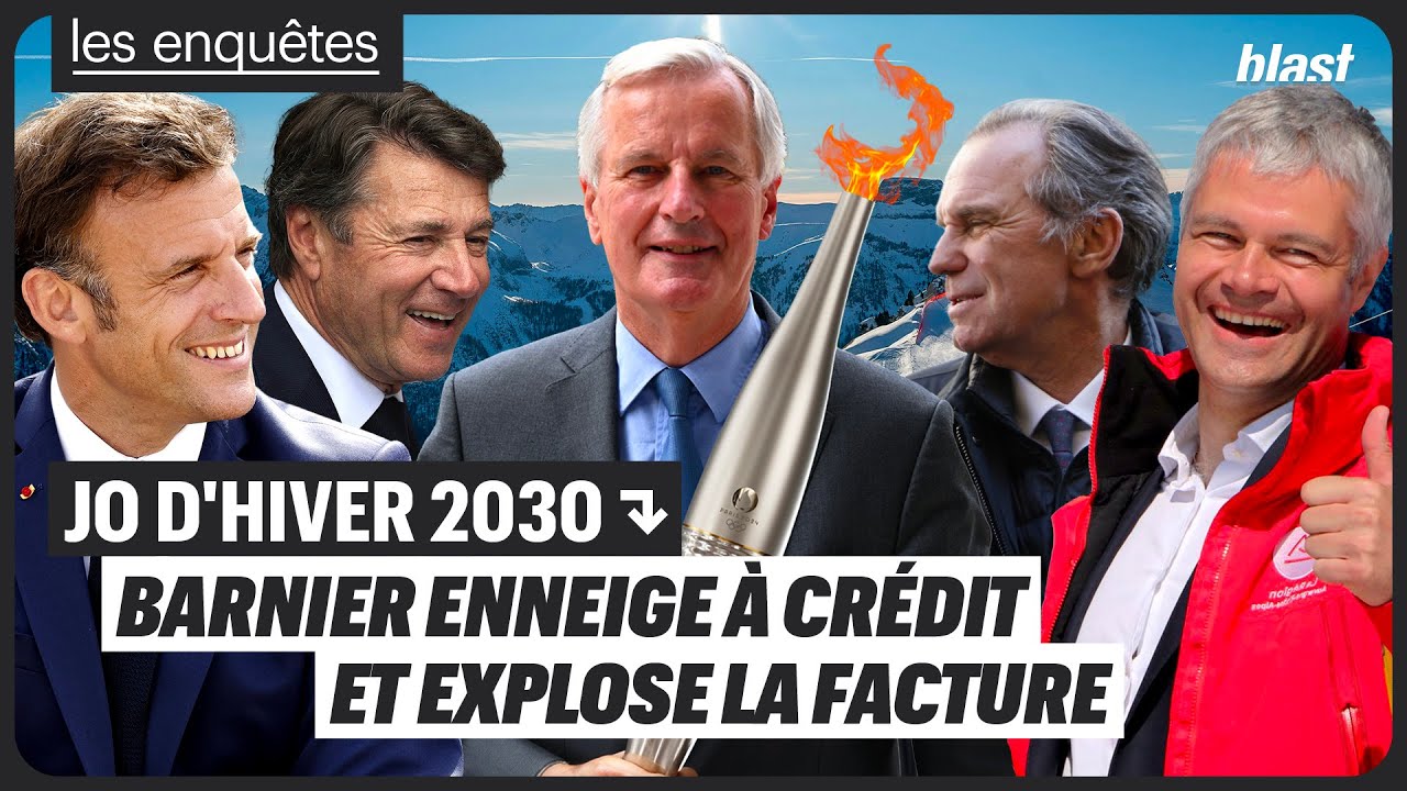JO D'HIVER 2030 : BARNIER ENNEIGE À CRÉDIT ET EXPLOSE LA FACTURE