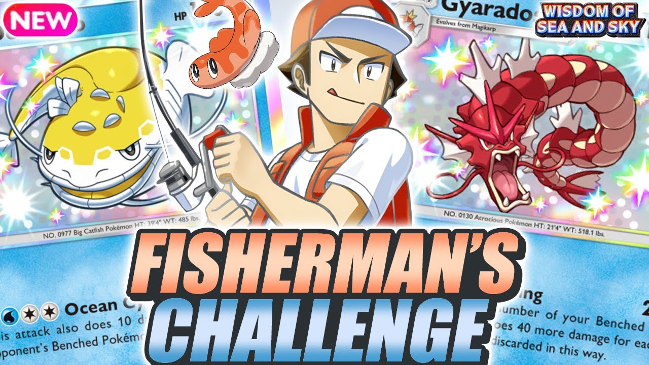 MONSTER FISHING ! GYARADOS Joins the DONDOZO & TATSUGIRI Squad - Pokemon TCG Pocket