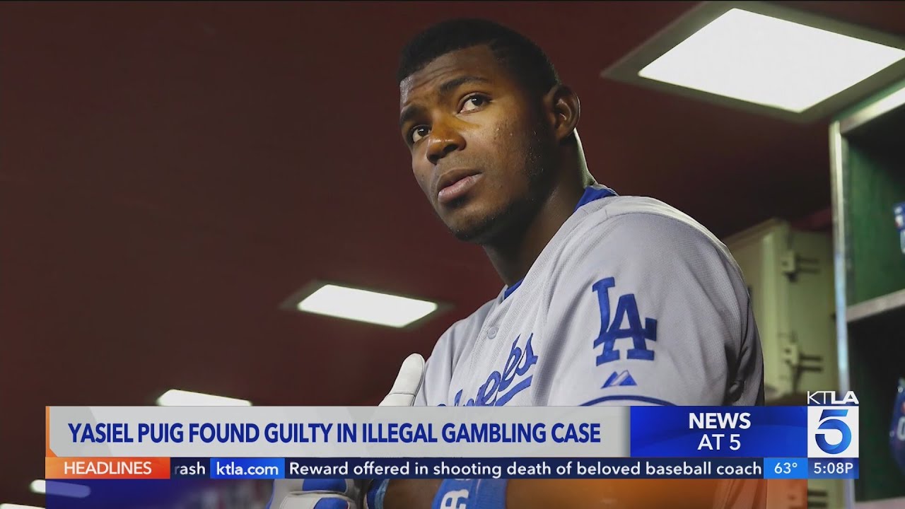 Yasiel Puig found guilty of obstruction in federal gambling case