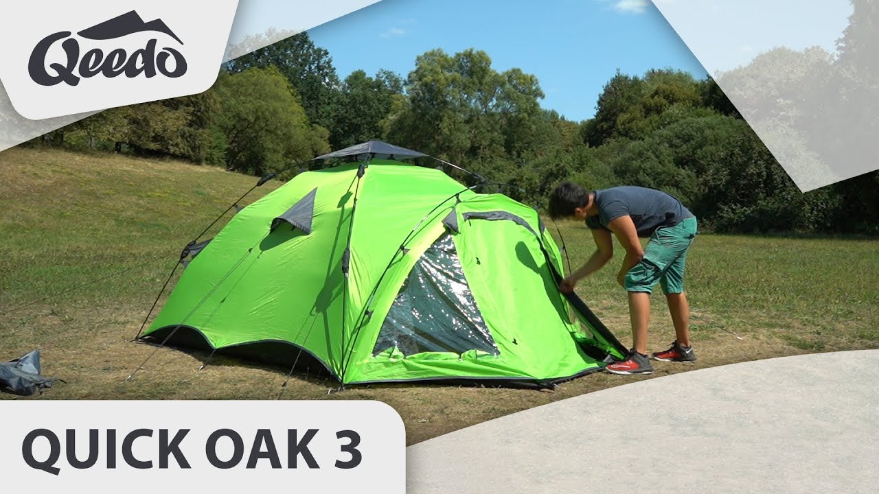 qeedo Quick Oak 3 (2019) Campingzelt - Quick-Up-System