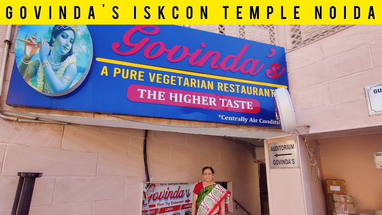 Govinda's Iskcon temple Noida #noida #temple #food #restaurant #isckontemple
