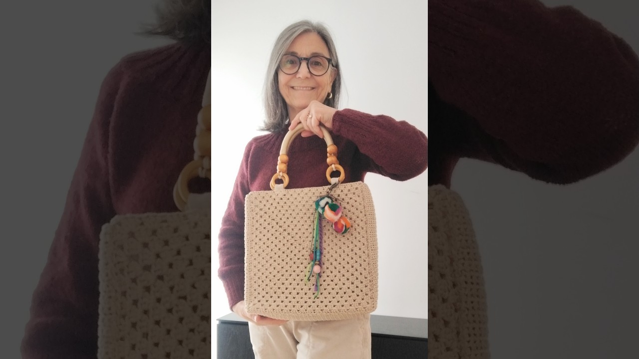 ¿cómo quedó finalmente el bolso de ganchillo para regalar?