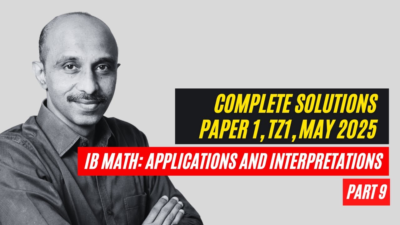 IB Math AI HL May 2025 Paper 1 TZ1 | Q9 Normal & Binomial Distribution | TI Nspire CX-II Tips