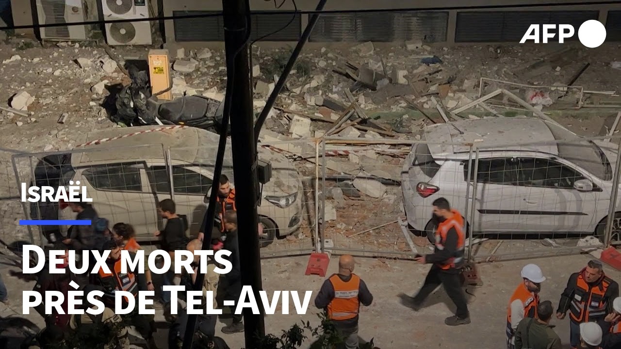 Israël: deux personnes tuées par des frappes iraniennes près de Tel-Aviv | AFP