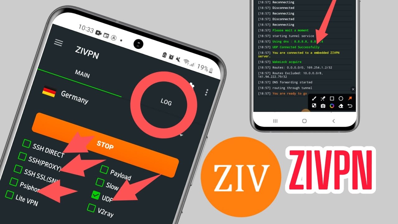 Настройки UDP ZIVPN | Быстрый и безопасный интернет
