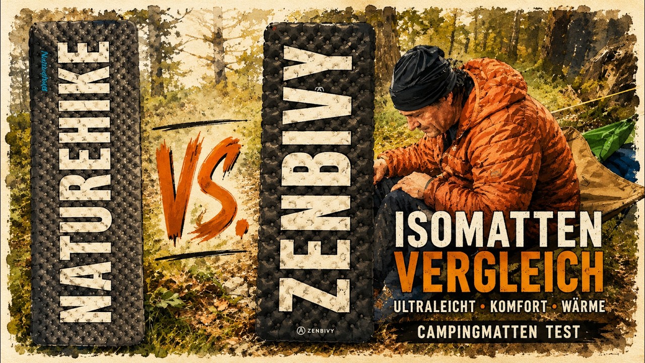 Naturehike vs Zenbivy Isomatte Test | Ultraleicht Campingmatten | Isomatte | Tests und Vergleiche #5