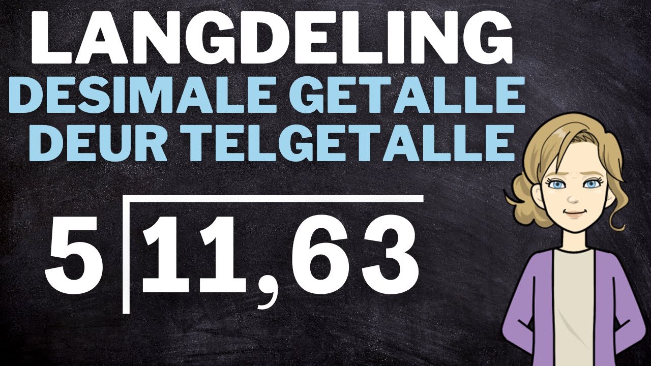 Desimale Getalle deel deur Telgetalle