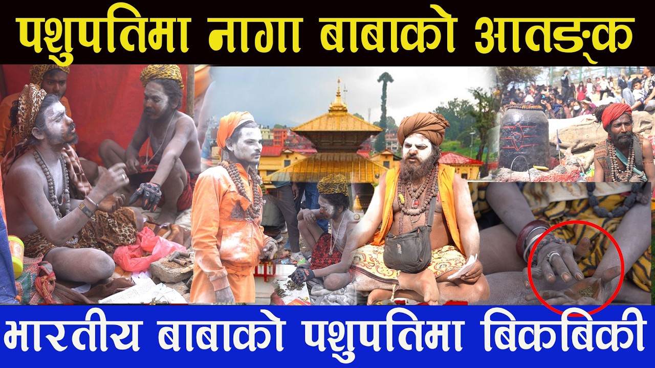 पशुपतिमा नागा बाबाको आतङ्क।News||Kathmandu||Pasupatinath||Shivaratri