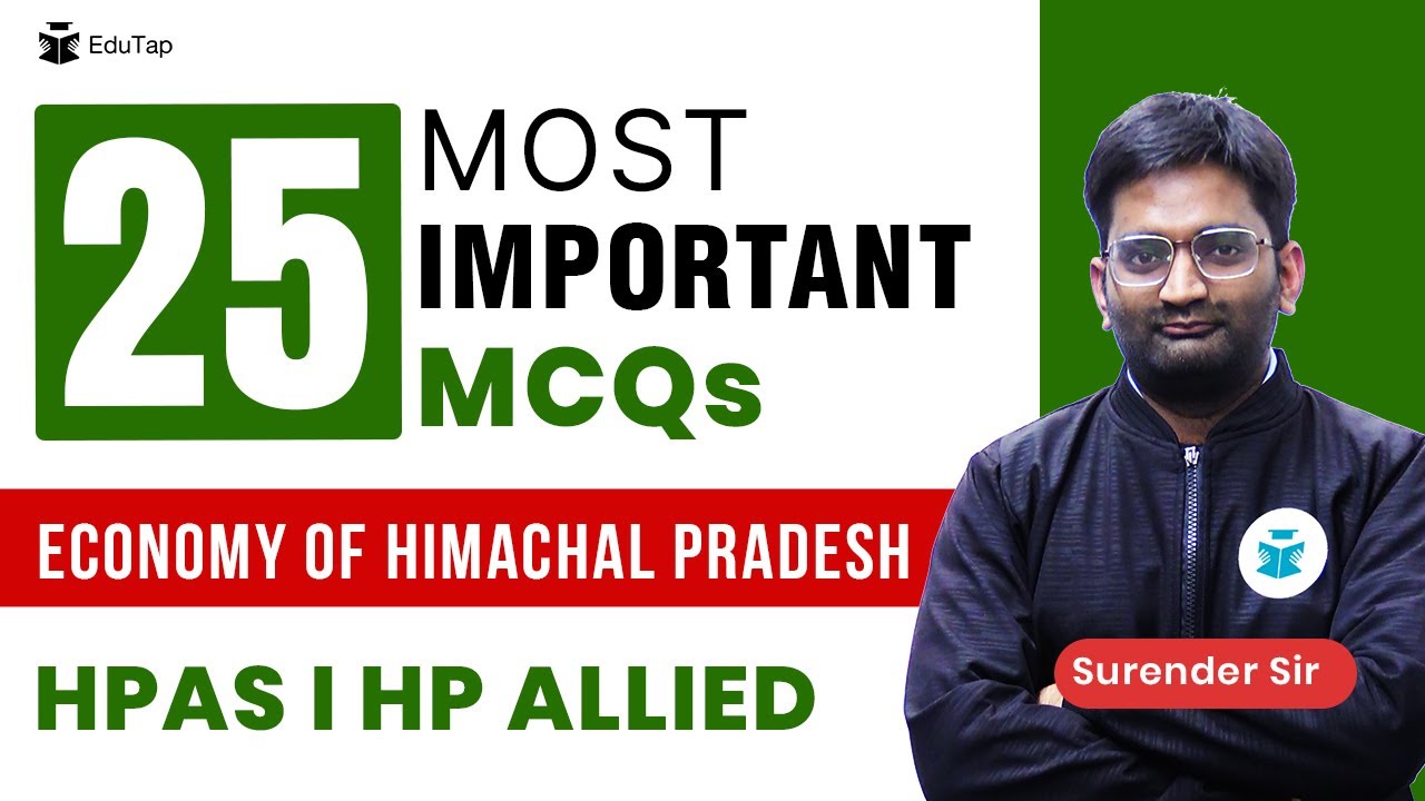 Important MCQs of Himachal Pradesh Economy | Himachal GK Revision | HP Economy Practice Questions