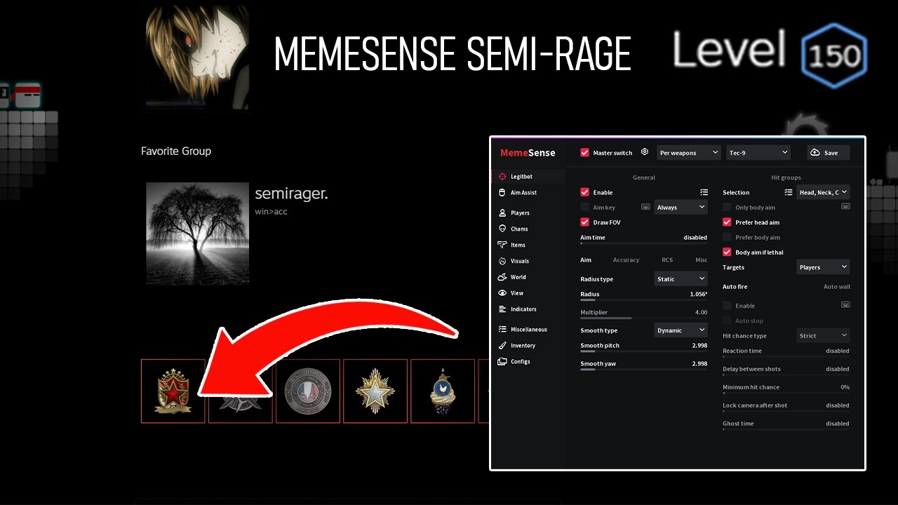 CS2 Premier Semi-Rage Cheating ➔ SAFE CFG PACK ⚡ #CS2 HvH - Perm Green Trust