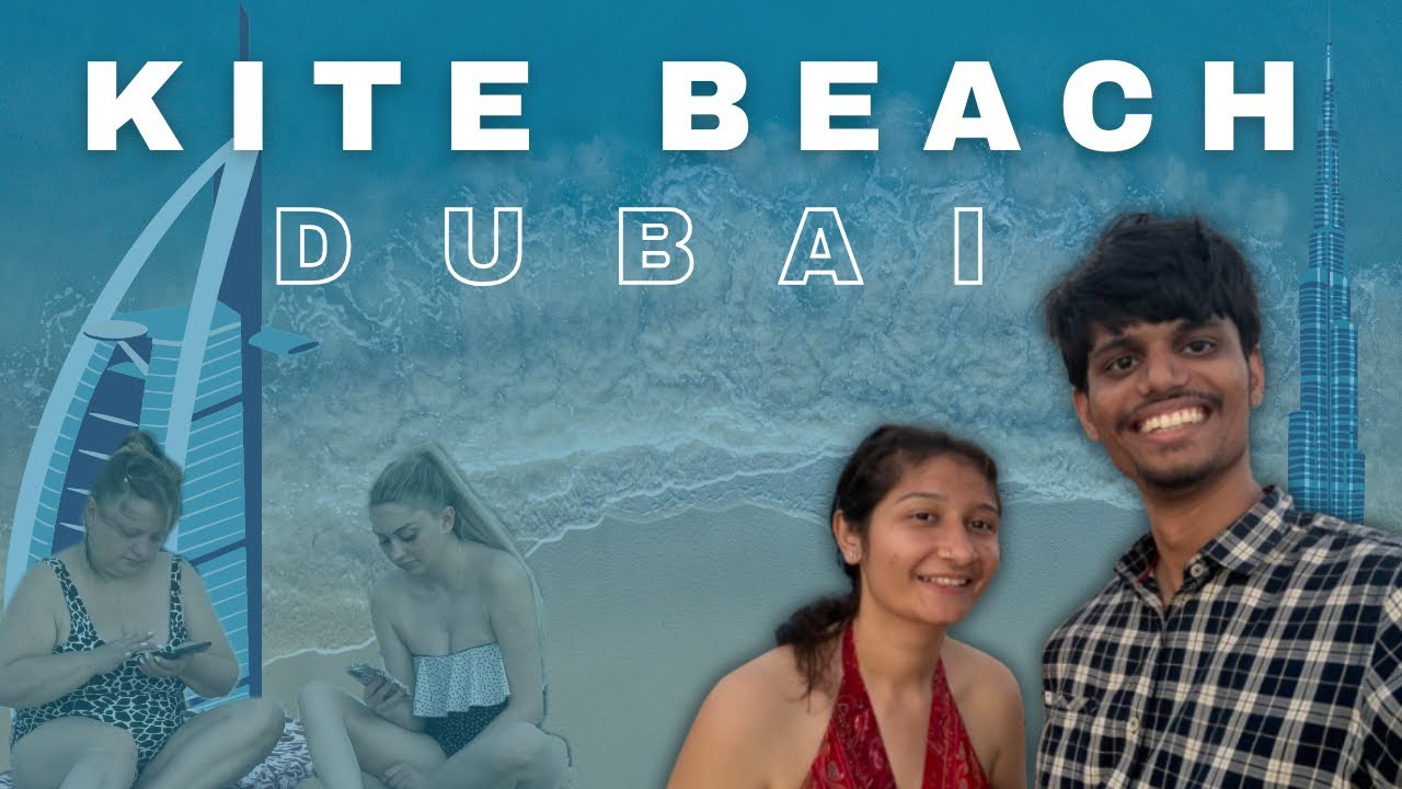 Dubai Kite Beach Vlog 🌊 | Best Beach Experience in Dubai | @ShukinTravel 