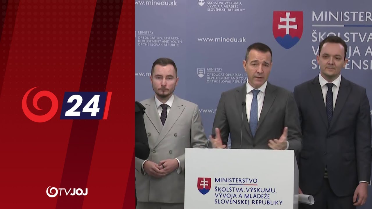 Tlačová beseda ministra školstva k prieskumu spokojnosti vysokoškolákov (27.1.2026)