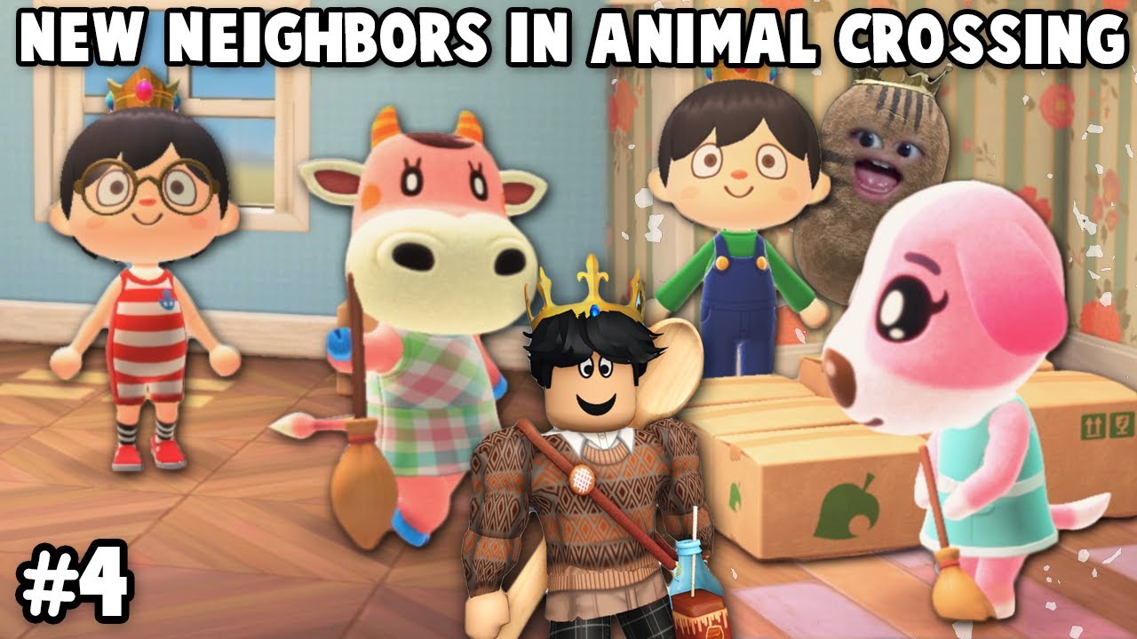 TWO NEW VILLAGER NEIGHBORS MOVE TO MY ISLAND.. Animal Crossing - Part 4 with potato cam