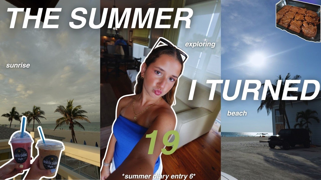 THE SUMMER I TURNED 19 || swimming, baking, and more!!! || summer diary entry 6