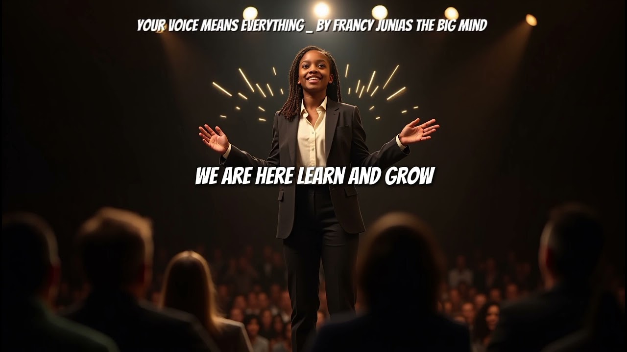 Your voice means everything_By Francy Junias the Big Mind_(Speech of mine center song)