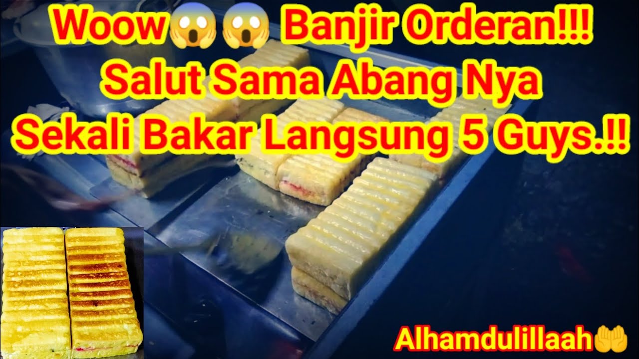 ROTI BAKAR HARGA 13rb || SEKALI BAKAR LANGSUNG 5 ROTI 