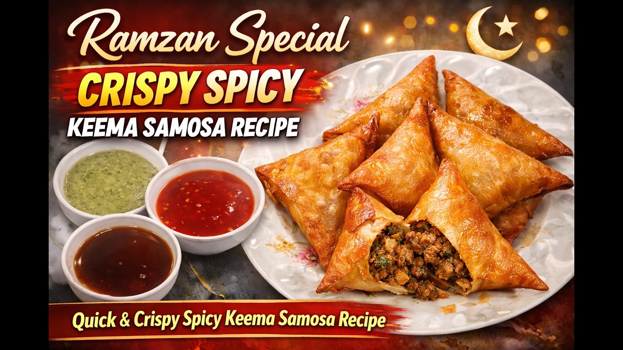 Ramzan Special Crispy Spicy Keema Samosa Recipe, Quick & Crispy Spicy Keema Samosa Recipe