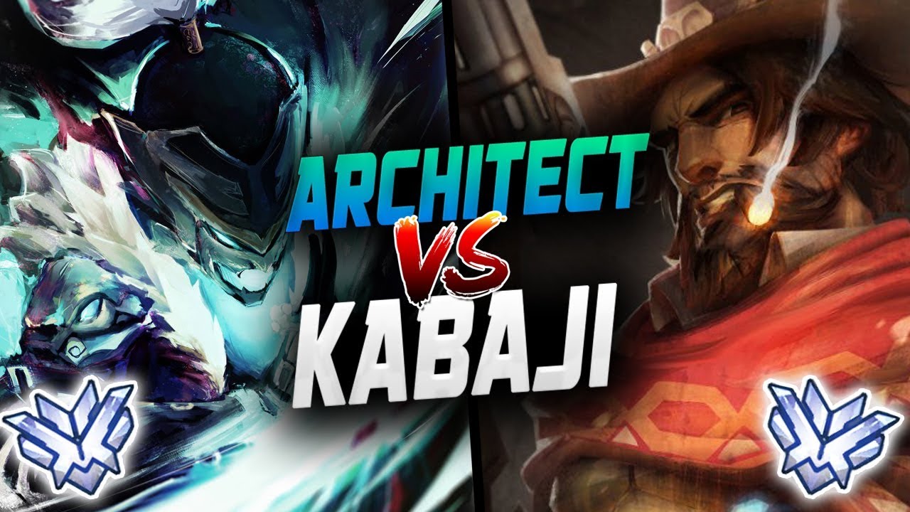 ARCHITECT GENJI VS KABAJI MCCREE! [ OVERWATCH SEASON 16 TOP 500 ]