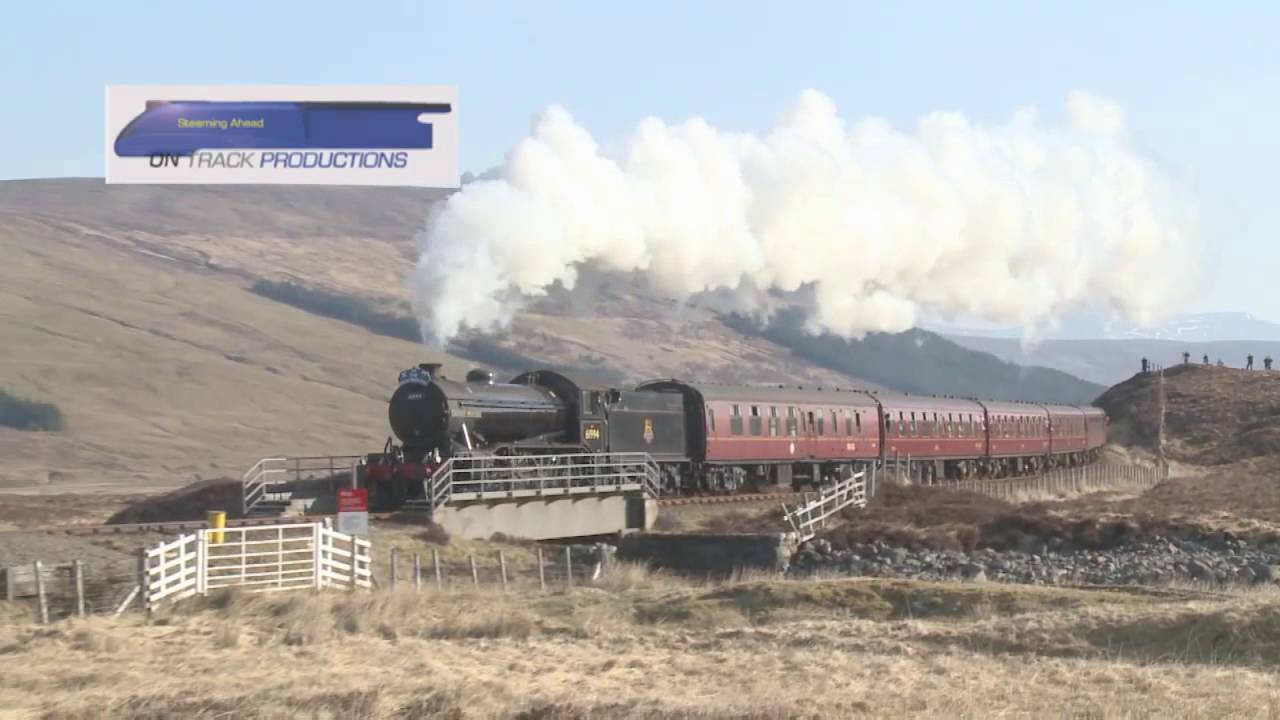 Steam Train Action Across the Main Line Network of Britain
