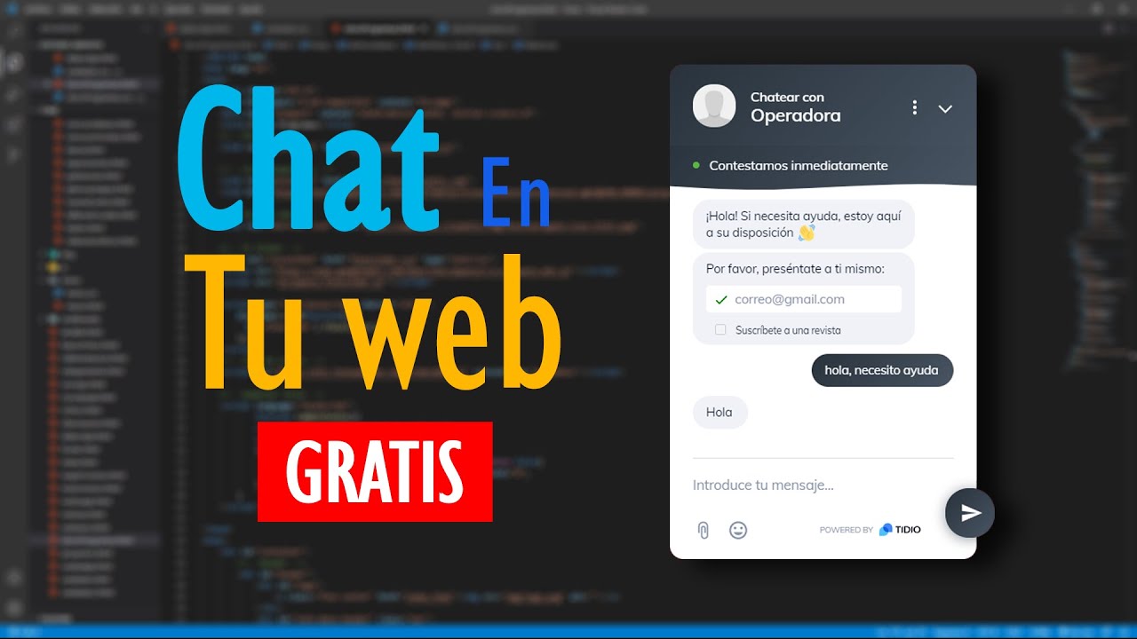 Insertar chat en tu sitio web GRATIS