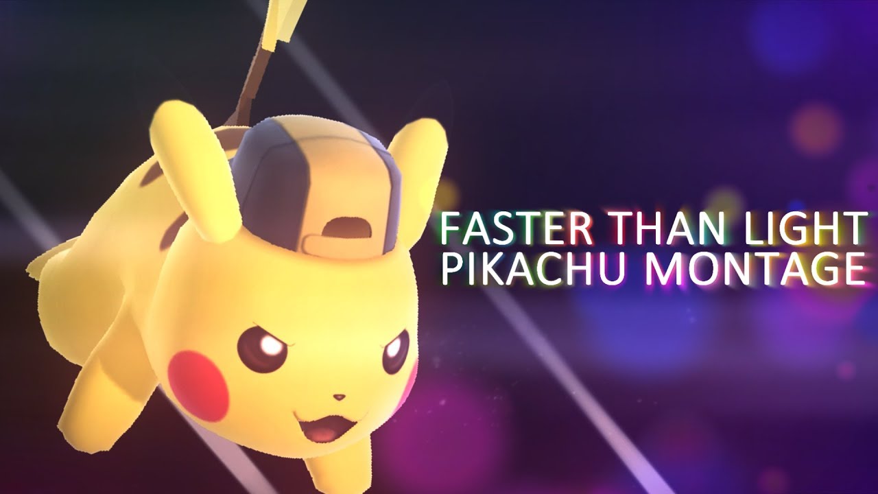 FASTER THAN LIGHT - Smash 4 Pikachu Montage