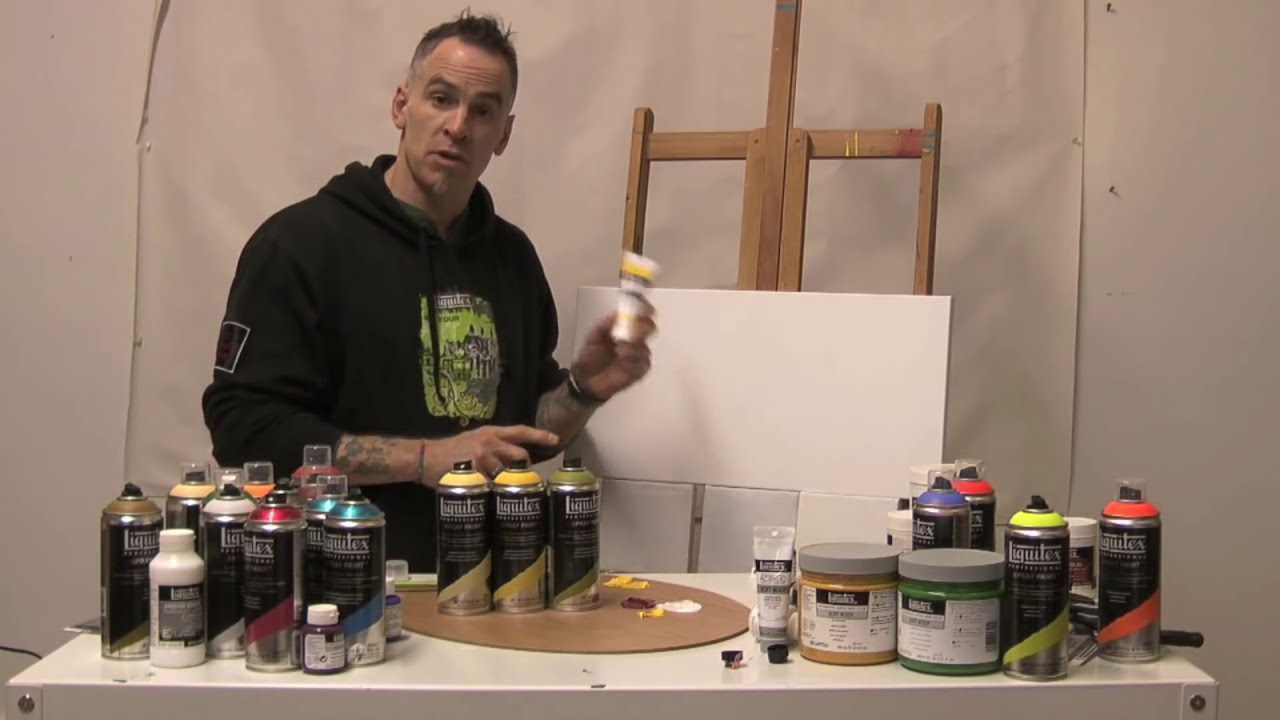 How To Choose Your Spray Paint Color | Acrylic Painting | Liquitex