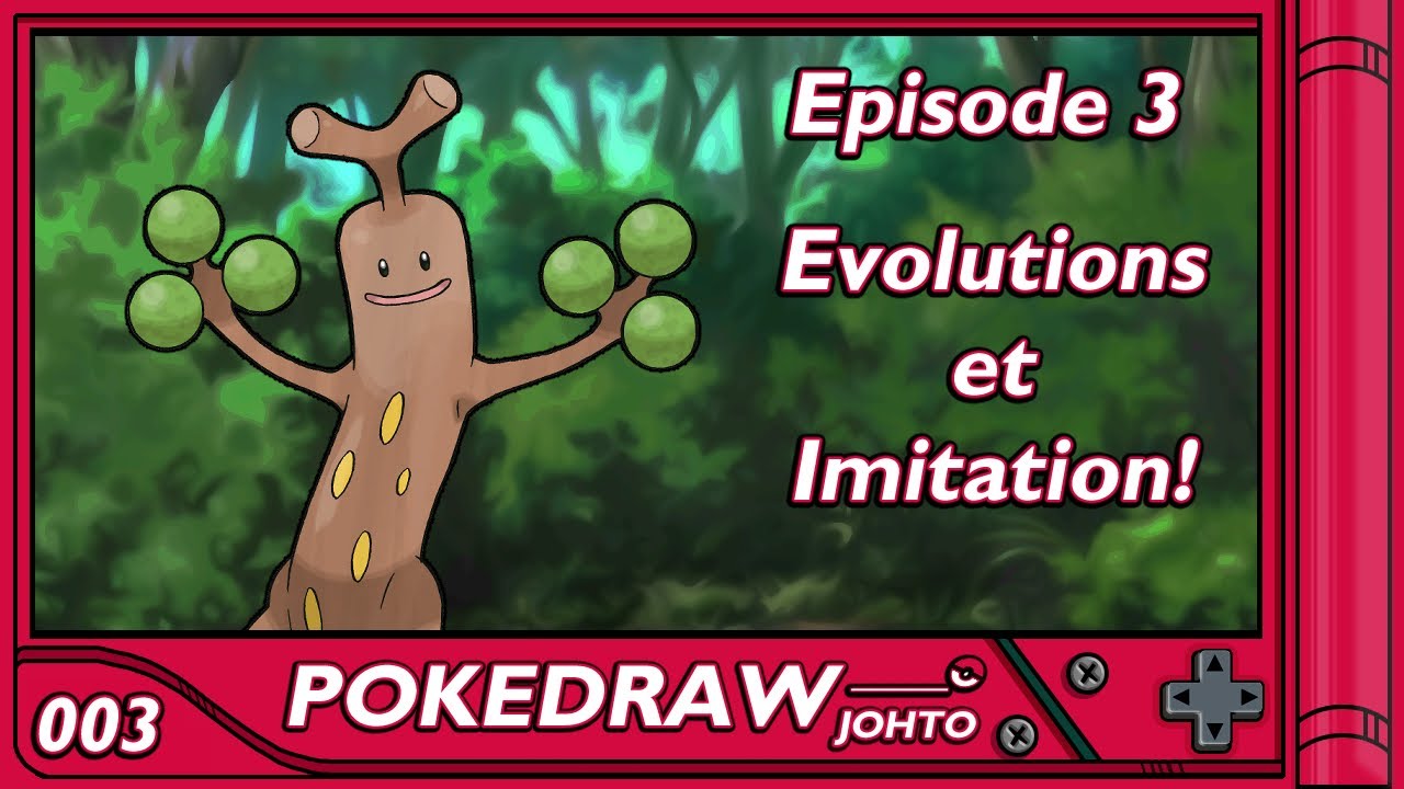 POKEDRAW JOHTO Gameplay - Episode 3 : Evolutions et imitation!