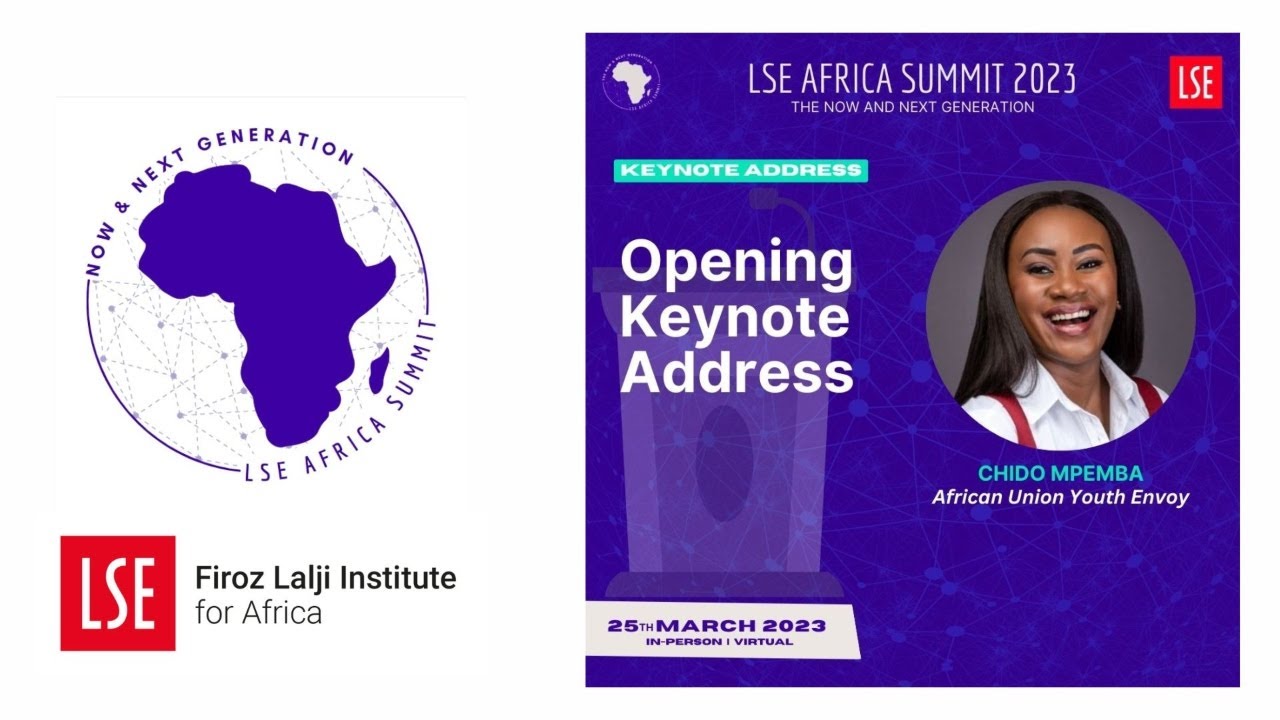 LSE Africa Summit 2023 | Day 1 Opening welcome and keynote with Dr Tim Allen and Chido Mpemba