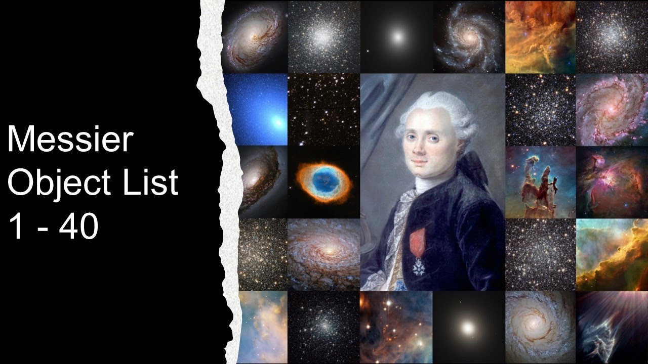 Messier Object List 1 - 40 | Fun With STEM
