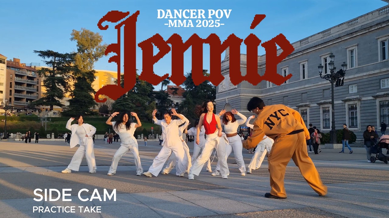 POV: You're JENNIEs Backup Dancer 🔥 | MMA 2025 Side Cam 